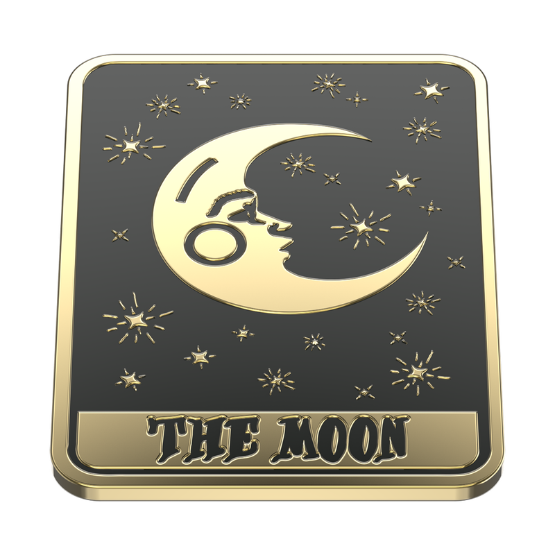 Enamel Tarot Card Moon image number 8