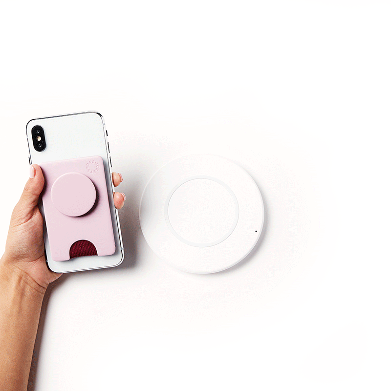  Gold Chain Cute Pink PopSockets Swappable PopGrip