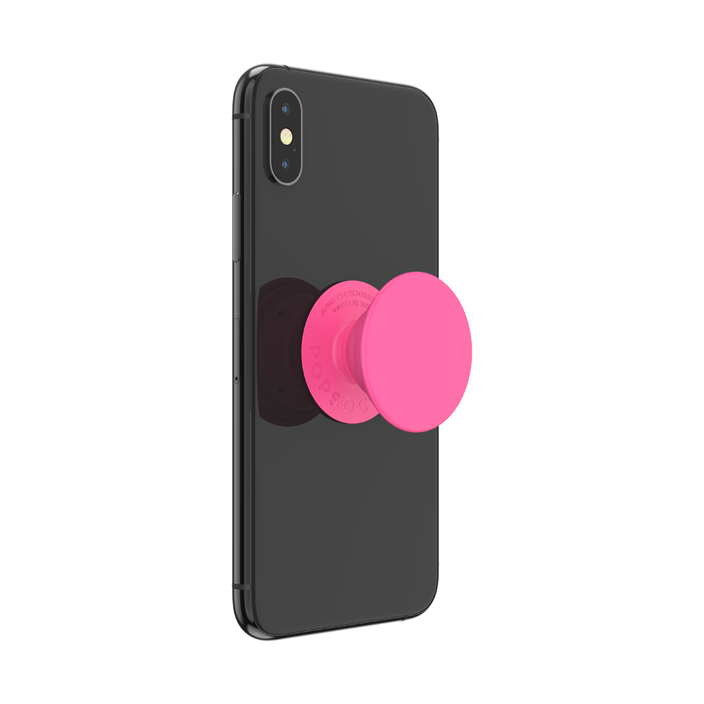 Swappable PopSockets PopSockets PopGrip: Pocket Mini Bag Phone Grip Stand Neon Pink 