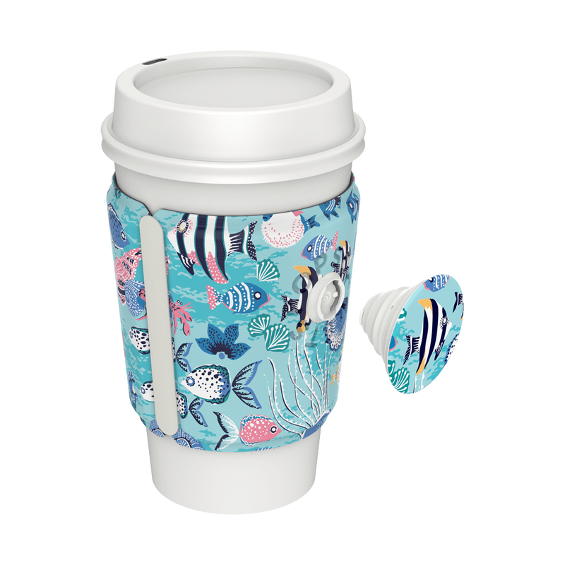 PopThirst Cup Sleeve Lagoon Fish image number 2