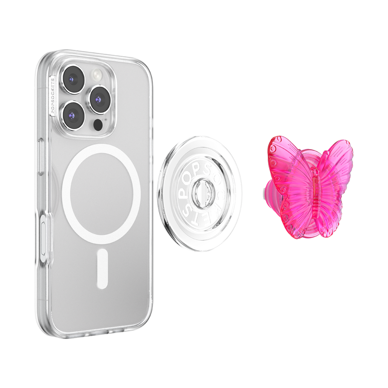 Molded Butterfly Magenta — MagSafe PopGrip image number 5