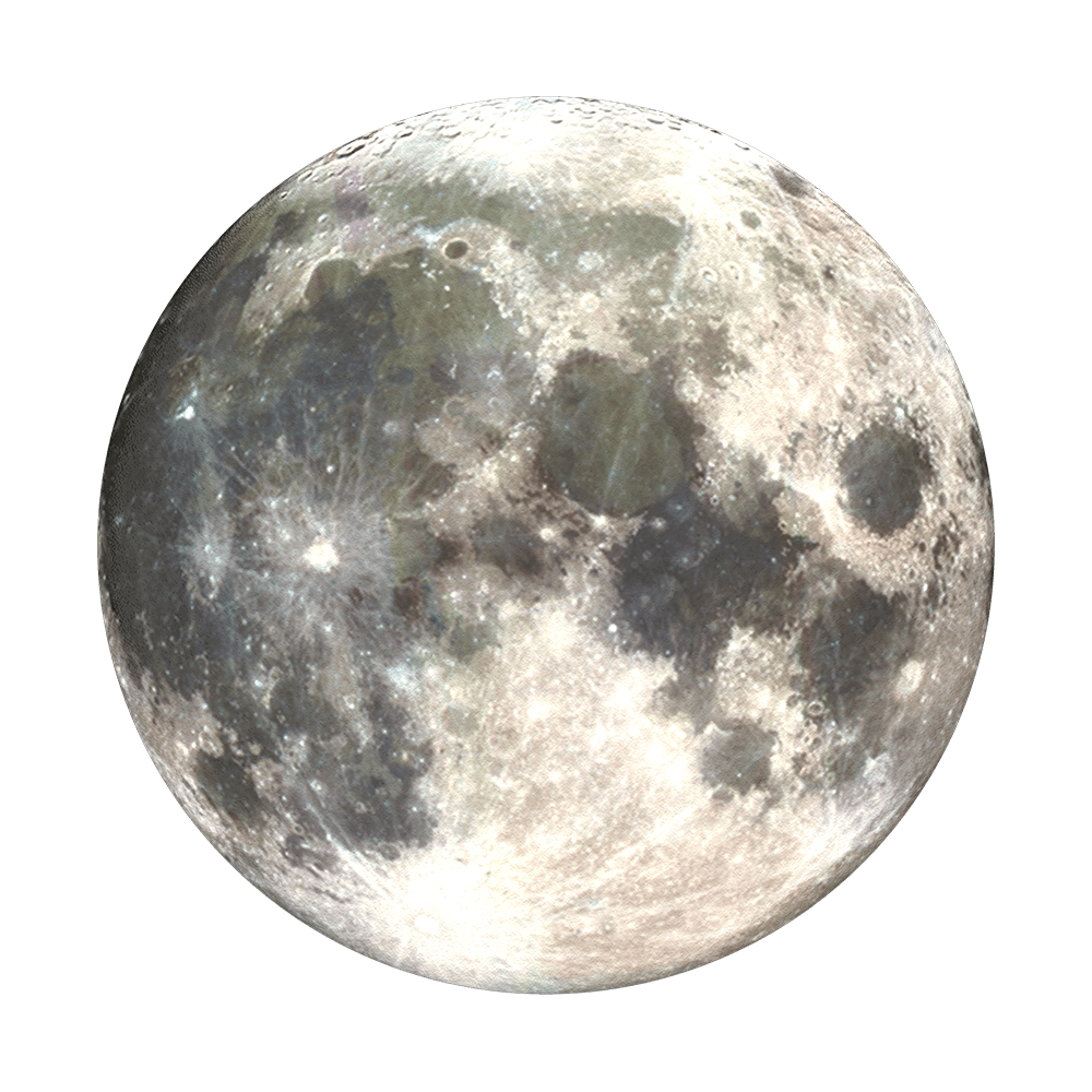 Agarre intercambiable para Teléfonos y Tabletas Moon Space Full Moon Lunar Grey Phone Holder Knob PopSockets PopGrip