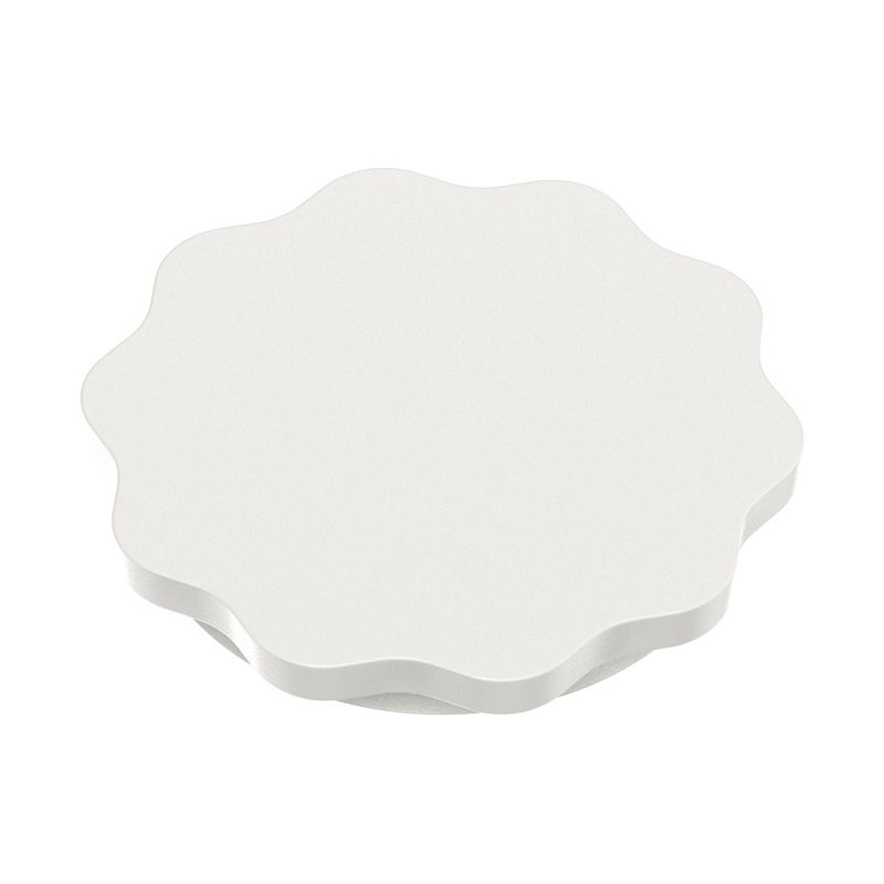 PopGrip PopSockets Vert Matcha - Design Marguerites En Cœur Blanc - Support Adhésif Pour Smartphone