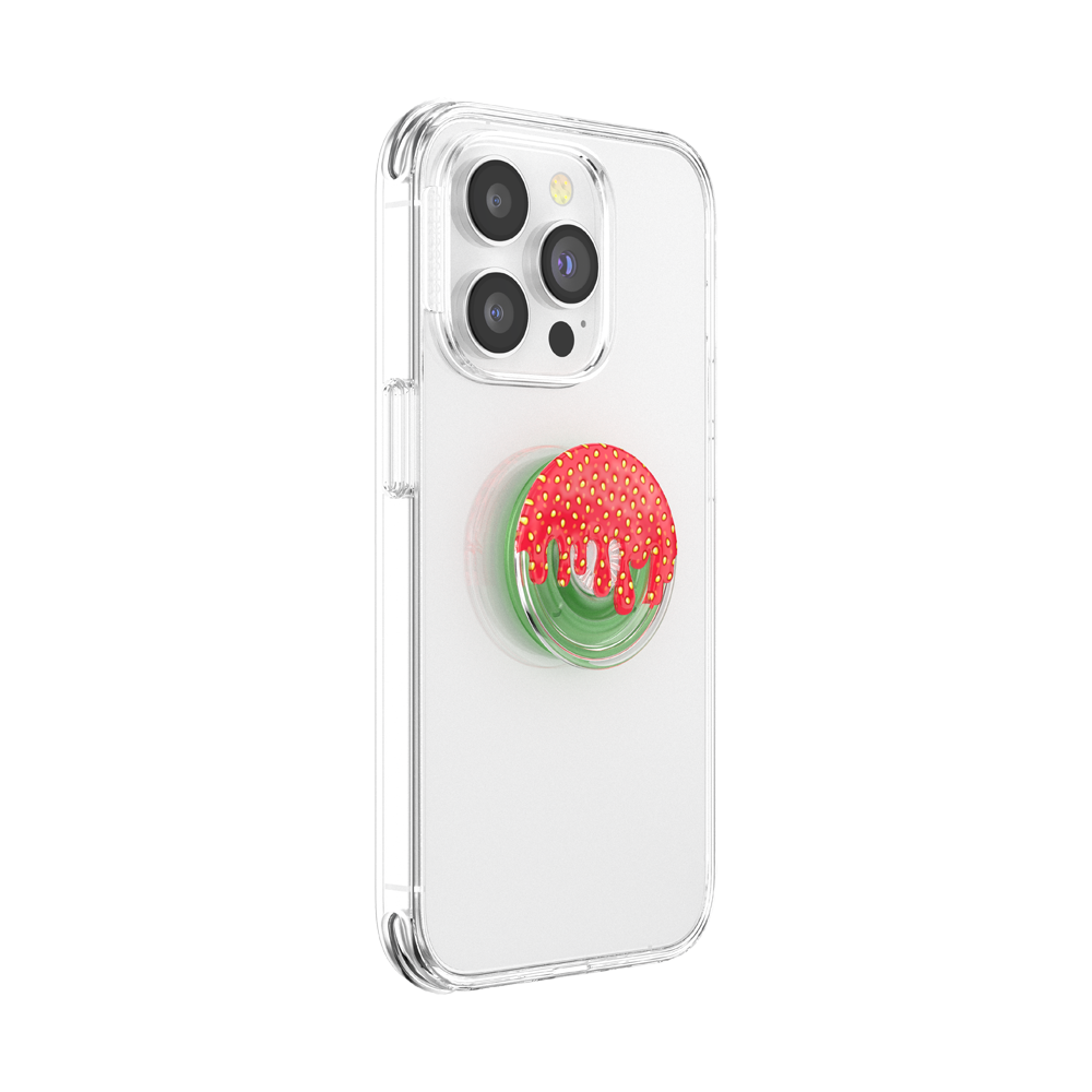 PopSockets Rose Cheetah Print Handy-Grip – Ausziehbar, Mit Wechselbarem Top