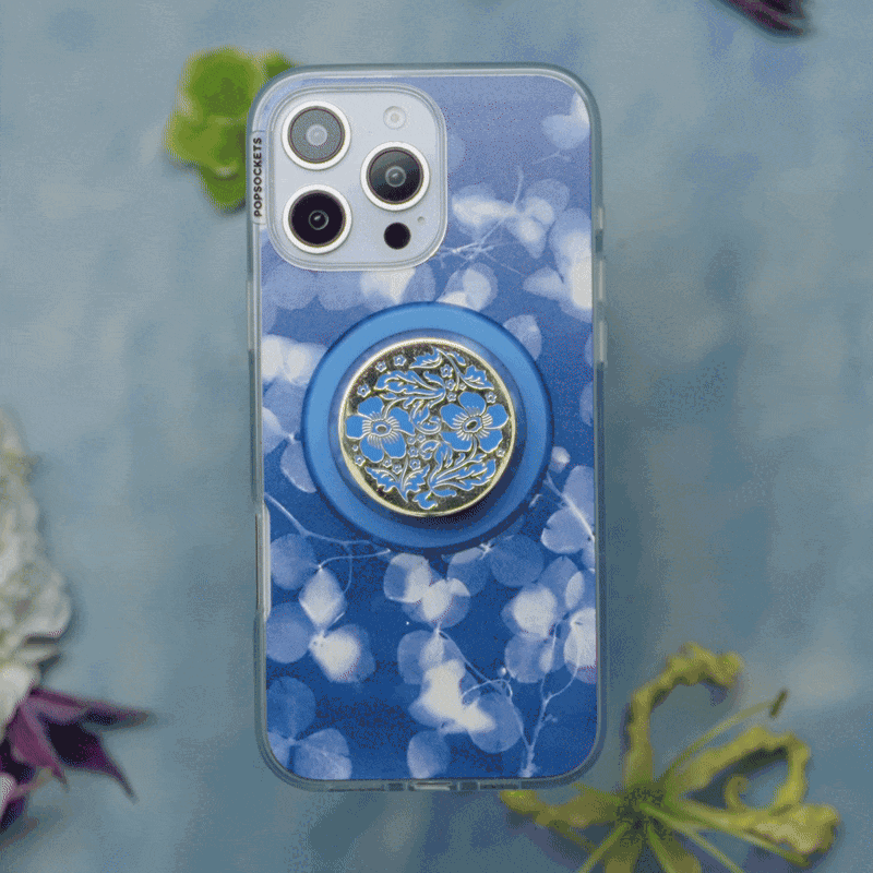 Enamel Lace Blue Vermeer — MagSafe PopGrip image number 6
