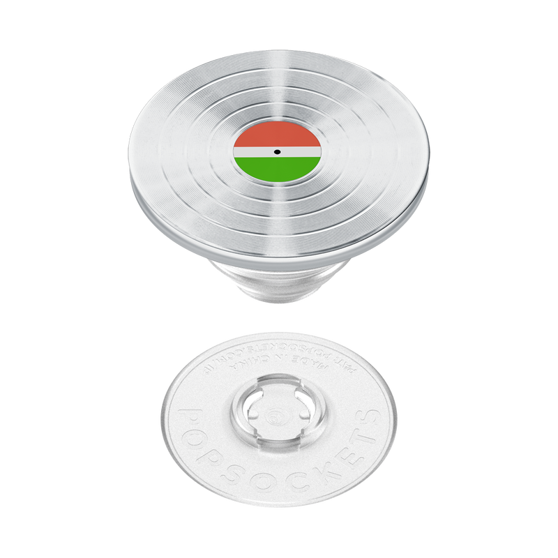 Backspin Aluminum 45rpm Silver — Adhesive PopGrip image number 7