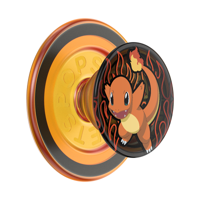Pokémon — Charmander Flame PopGrip for MagSafe - Round
