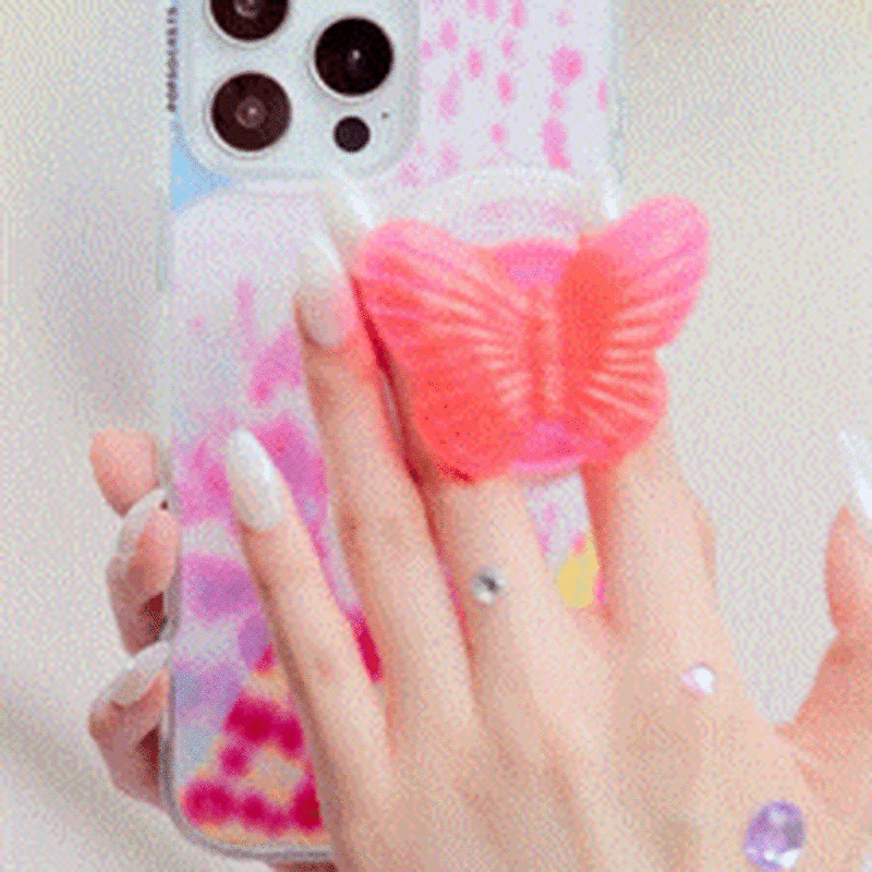 Molded Butterfly Magenta — MagSafe PopGrip image number 2