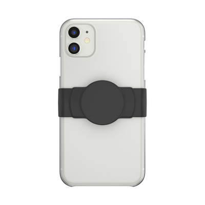 Secondary image for hover PopGrip Slide Stretch Black with Rounded Edges