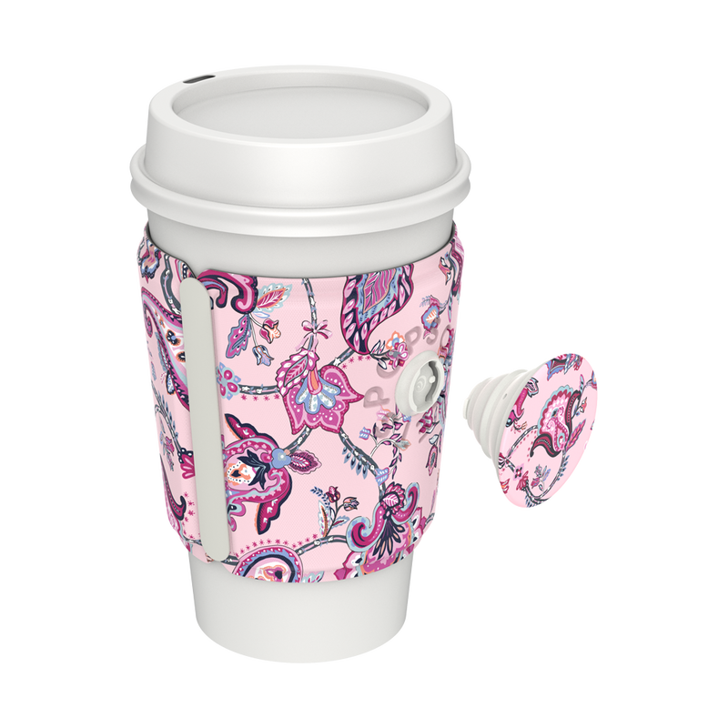 PopThirst Cup Sleeve Felicity Paisley Pink image number 3