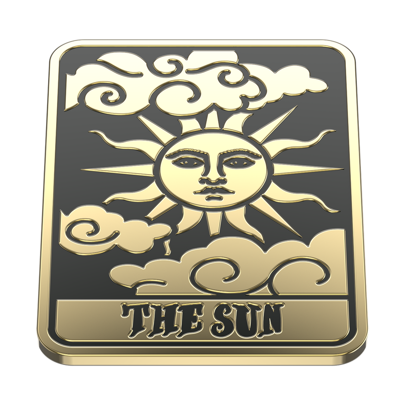 Enamel Tarot Card Sun image number 8