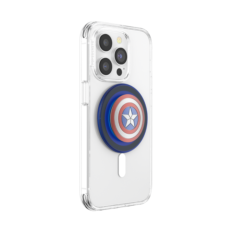 Enamel Captain America PopGrip for MagSafe - Round image number 3