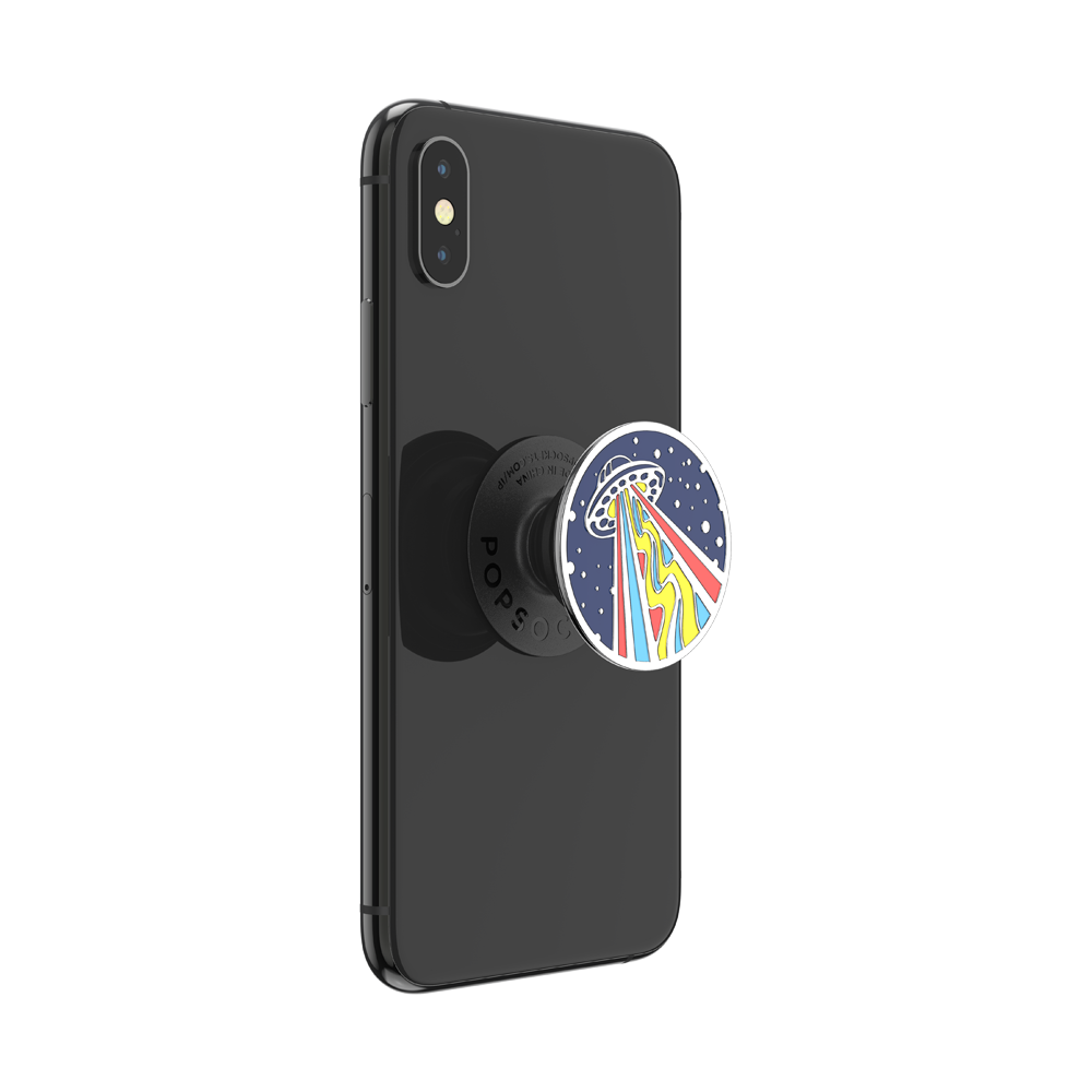 PopSockets PopGrip with Swappable Top for Phones and Tablets Enamel Space Shuttle Navy
