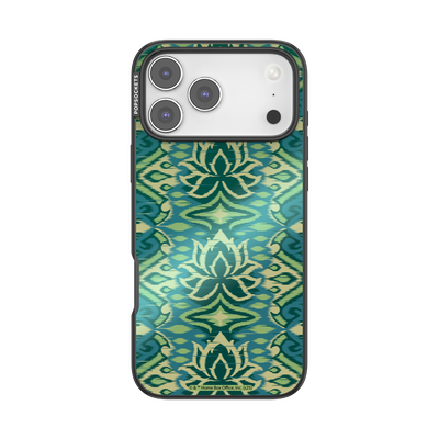Mirror White Lotus Textile — iPhone 17 Pro Max MagSafe Case