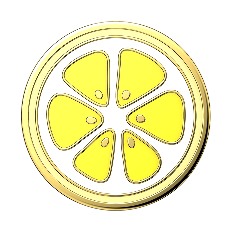 Enamel Lemon Slice Yellow image number 1