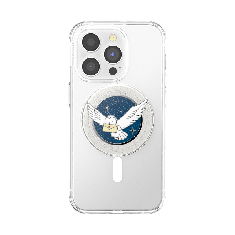 PopSockets - Hedwig PopGrip for MagSafe - Round PopGrip - Adjustable Phone Grip