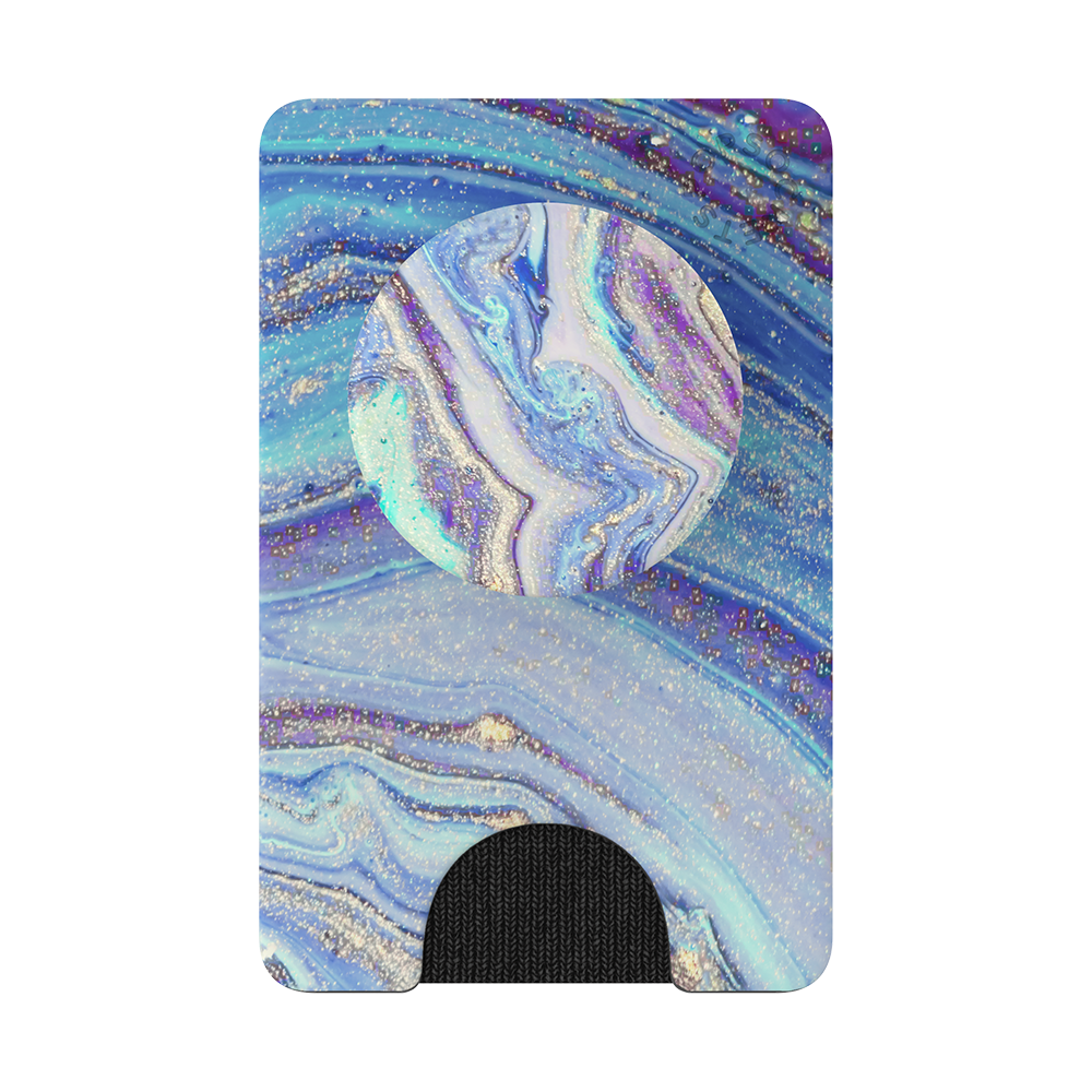 PopSockets PopWallet+ Swappable & Repositionable Wallet Lilac Agate 