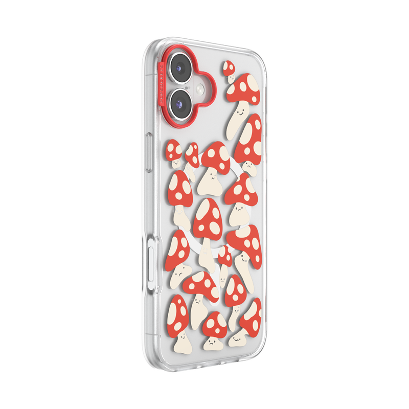 Red Shrooms — iPhone 16 Plus MagSafe Case image number 1