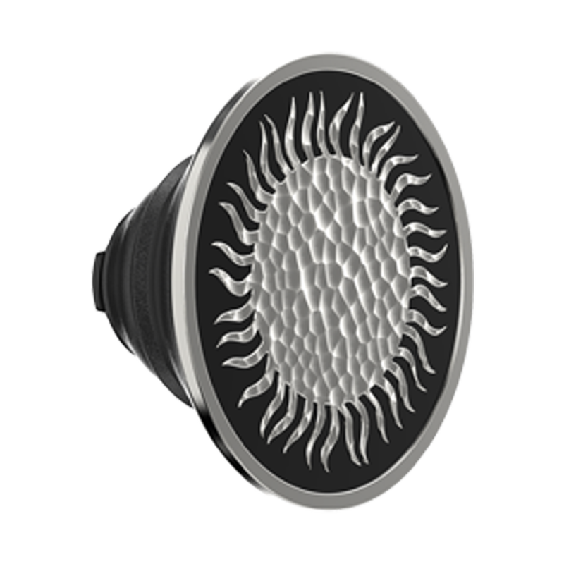 Enamel Hammered Sun Black — PopTop