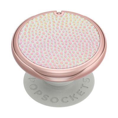 Secondary image for hover PopGrip Mirror Iridescent Pebbled Blush