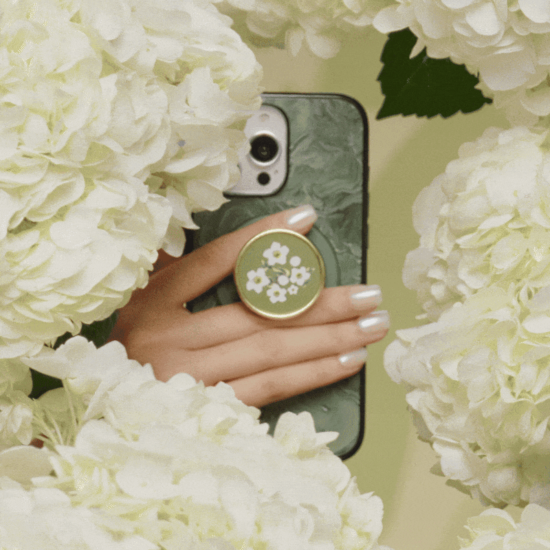 Enamel Floral Relief — MagSafe PopGrip image number 2