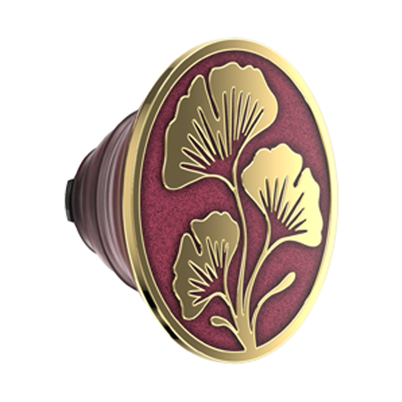 Enamel Ginkgo Oxblood — PopTop