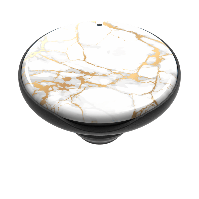 PopGrip Mirror Stone White Marble image number 1
