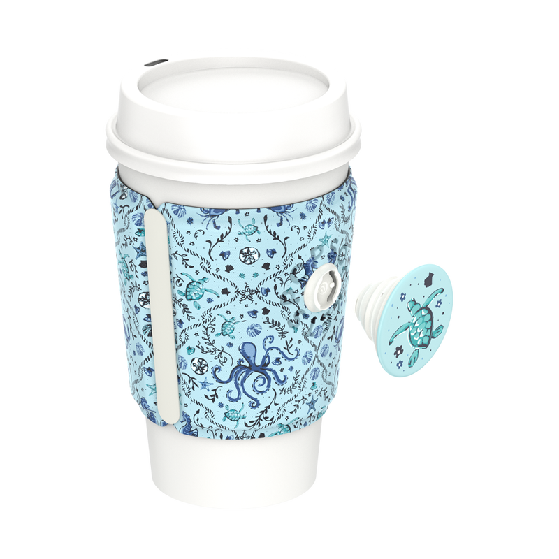 PopThirst Cup Sleeve Mint Sea Life image number 4