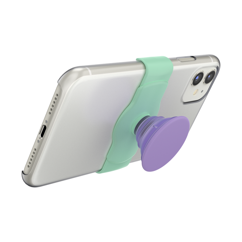 PopGrip Slide Stretch Iris Mint with Rounded Edges PopGrip Slide Stretch |  PopSockets® Official