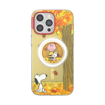 Snoopy in Fall — iPhone 15 Pro Max MagSafe Case