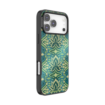 Secondary image for hover Mirror White Lotus Textile — iPhone 17 Pro Max MagSafe Case