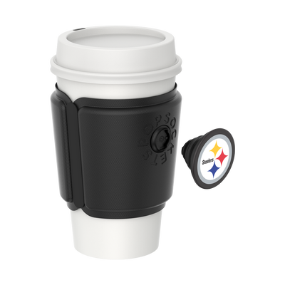 Secondary image for hover PopThirst Cup Sleeve Steelers