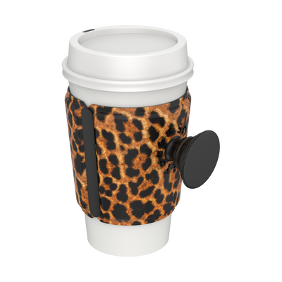 PopThirst Cup Sleeve Leopard Prowl
