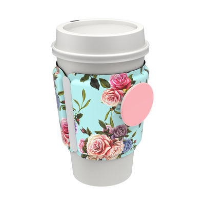 Secondary image for hover PopThirst Cup Sleeve Retro Wild Rose