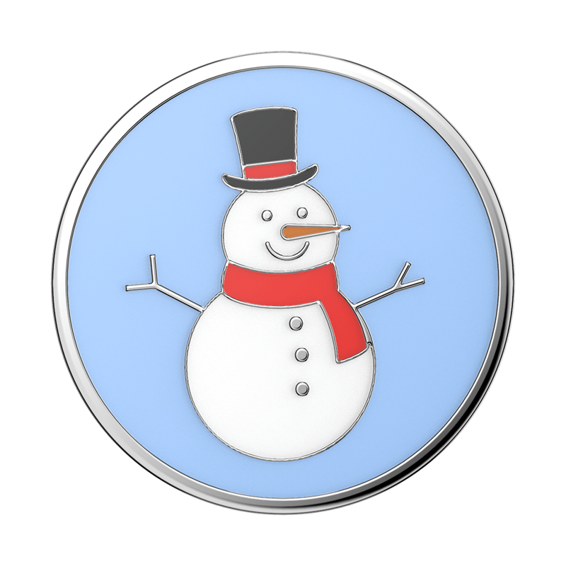 Enamel Snow Man image number 0