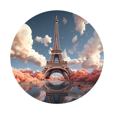 Surreal Eiffel Tower