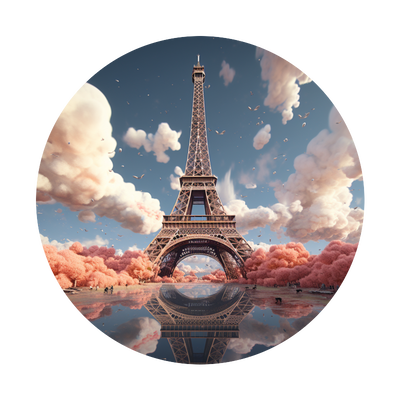 Surreal Eiffel Tower