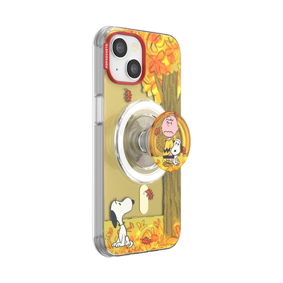 Secondary image for hover Snoopy in Fall — iPhone 14 MagSafe Case