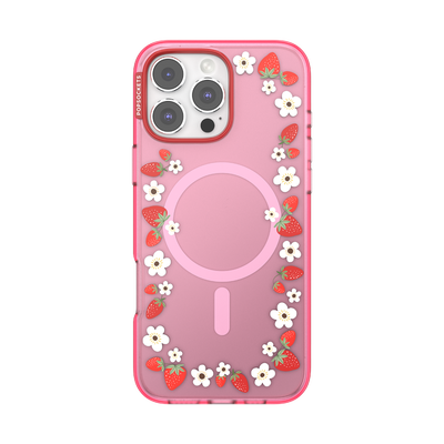 Strawberry Frame — iPhone 16 Pro Max MagSafe Case