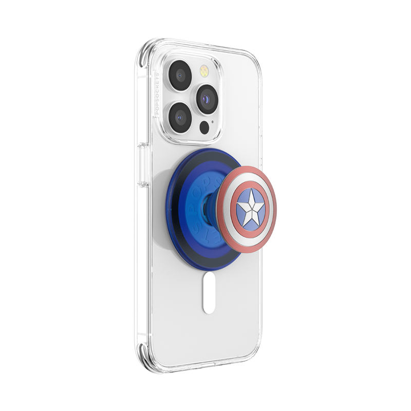 Enamel Captain America PopGrip for MagSafe - Round image number 5