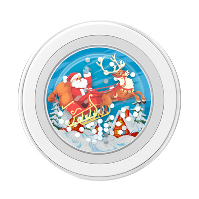 Secondary image for hover Squishy Santa's Flight — MagSafe PopGrip