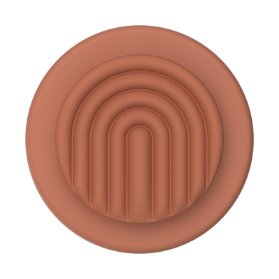 Secondary image for hover PopOut Terracotta Curves — PopGrip for MagSafe