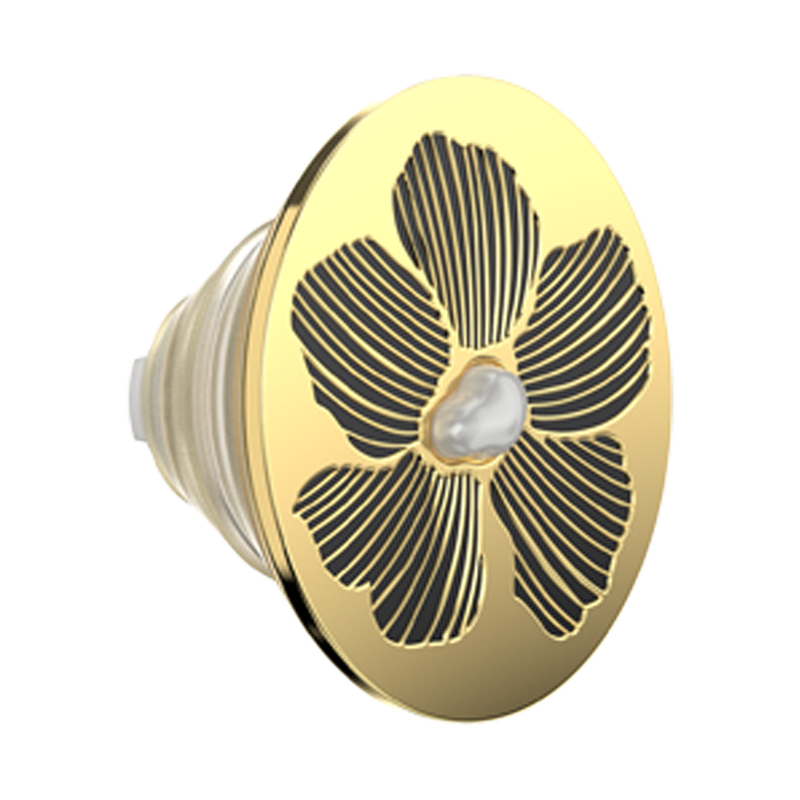 Enamel Mae Flower with Pearl — PopTop