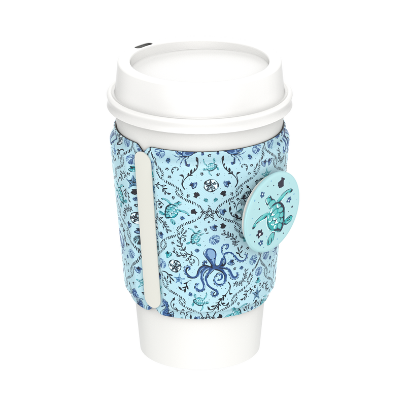 PopThirst Cup Sleeve Mint Sea Life image number 4