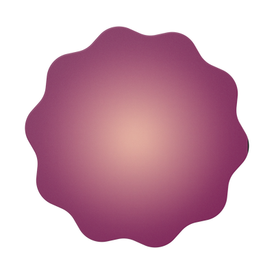 Secondary image for hover Molded Flower Red Wine