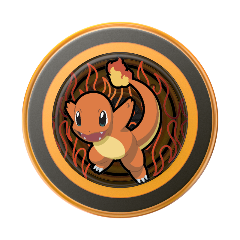 Pokémon — Charmander Flame PopGrip for MagSafe - Round image number 1