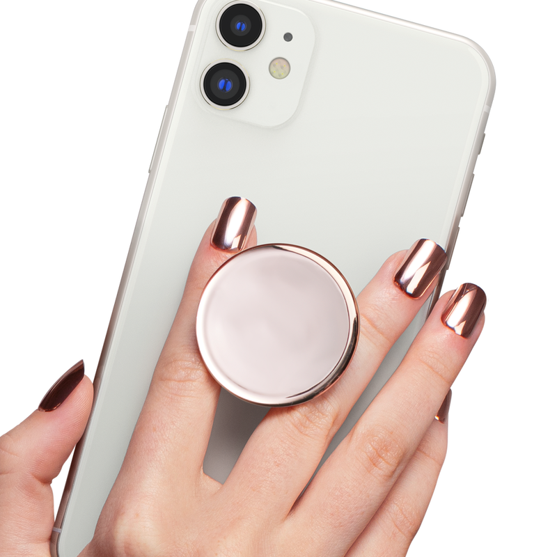 PopSockets Nails + PopGrip Rose Gold Mirror image number 5
