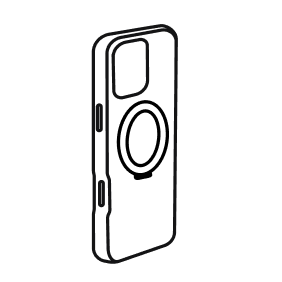Black — iPhone 18 Pro Max Low-Pro MagSafe Case | Low-Pro Cases | PopSockets