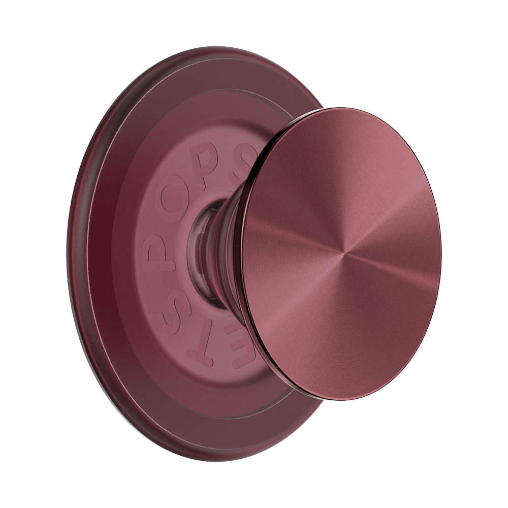 Aluminum Radial Oxblood — MagSafe PopGrip