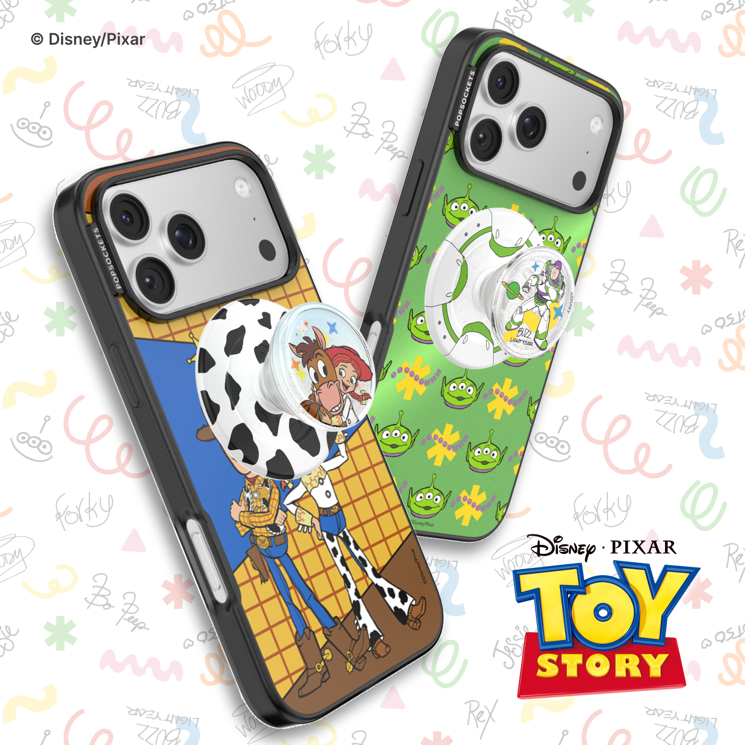 CASSETiFY トイ・ストーリー iPhone17pro max ケース Toy Story Woody & Jessie — iPhone 17 Pro Max MagSafe Case